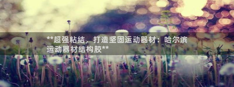 意昂体育3平台APP：**超强粘结，打造坚固运动器材
