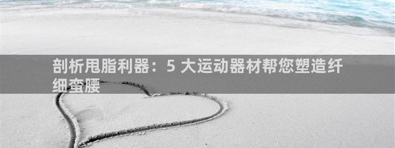 意昂3娱乐40996：剖析甩脂利器：5 大运动器材帮