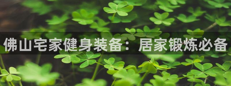 意昂体育3招商电话号码是多少啊：佛山宅家健身装备：居