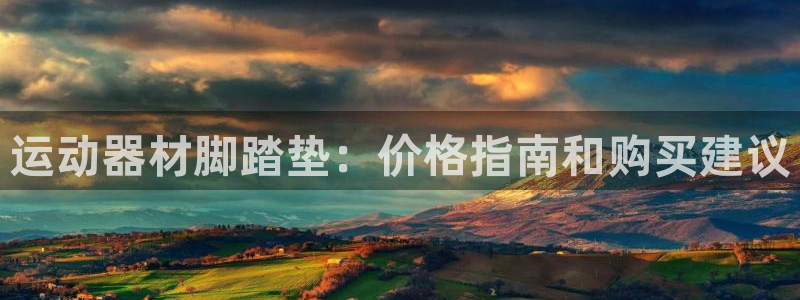 意昂3娱乐网站：运动器材脚踏垫：价格指南和购买建议