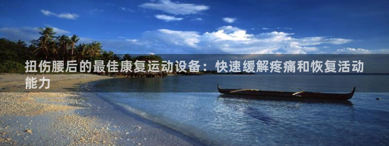 海南意昂体育3：扭伤腰后的最佳康复运动设备：快速缓解